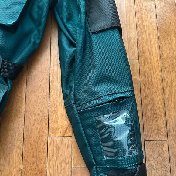 Triumph Motorcycle Jacket – Size Large – Reflective Checkerboard Design - Picture 5 of 12